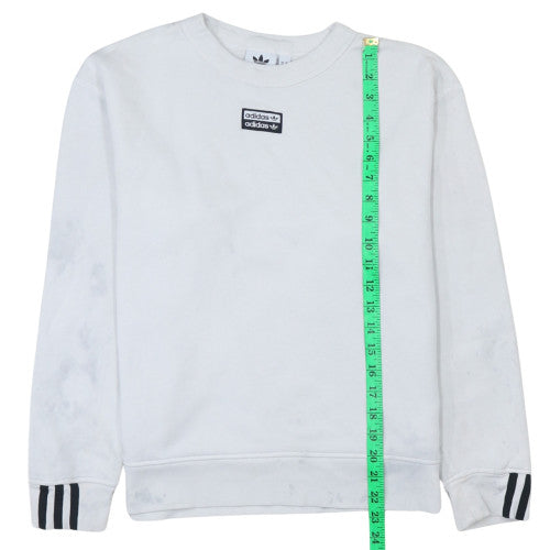 Mens UK Size XS adidas White Pullover Sweatshirt