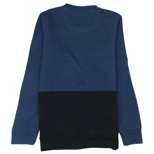 Mens UK Size M adidas Blue Pullover Sweatshirt