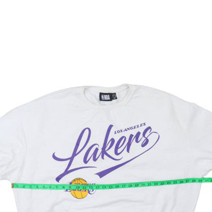 Womens UK Size XL NBA White Pullover Sweatshirt