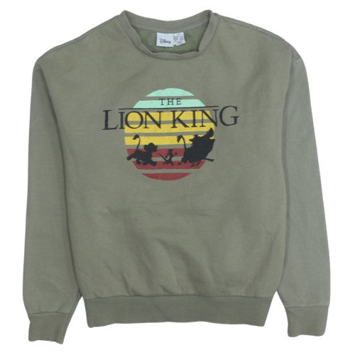 Womens UK Size M Disney Green Pullover Sweatshirt