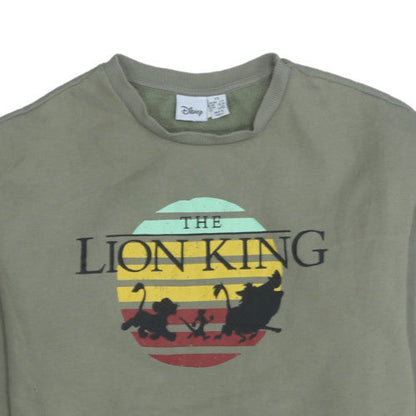 Womens UK Size M Disney Green Pullover Sweatshirt
