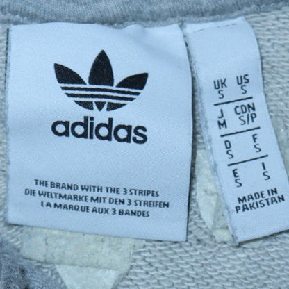 Mens UK Size S adidas Grey Pullover Hoodie