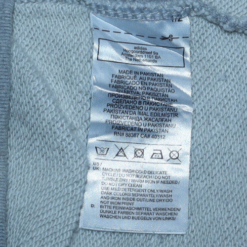Mens UK Size S adidas Grey Pullover Hoodie