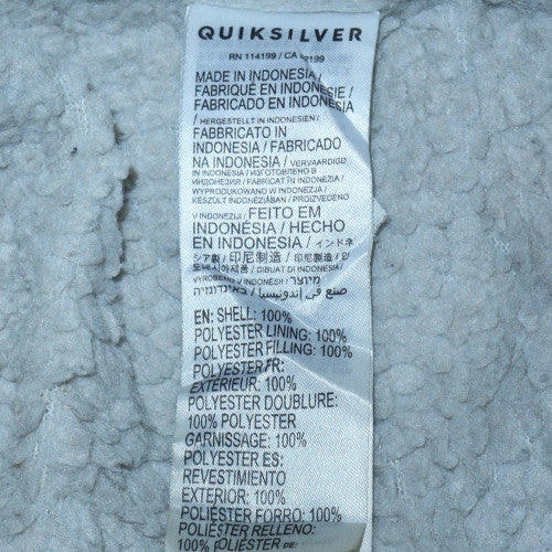 Mens UK Size XS Quiksilver Black Basic Jacket