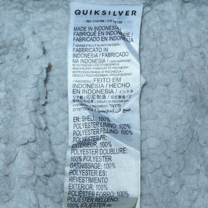 Mens UK Size XS Quiksilver Black Basic Jacket