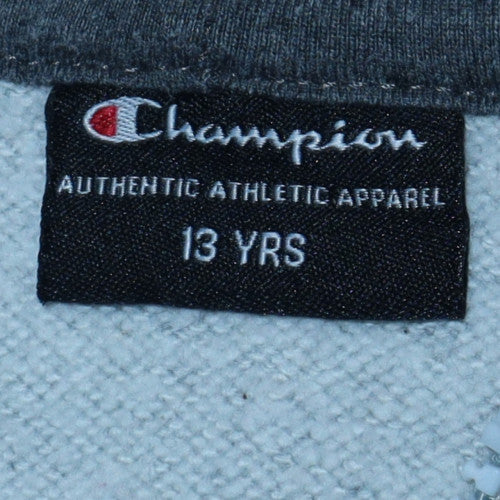 Boys UK Size 13 Years Champion Grey Full Zip Hoodie