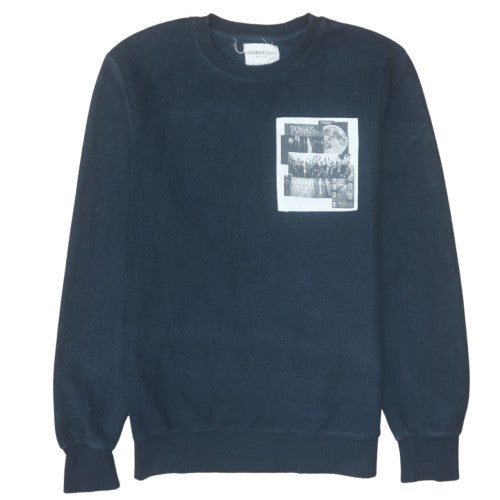 Mens UK Size M Cedarwood State Black Pullover Sweatshirt