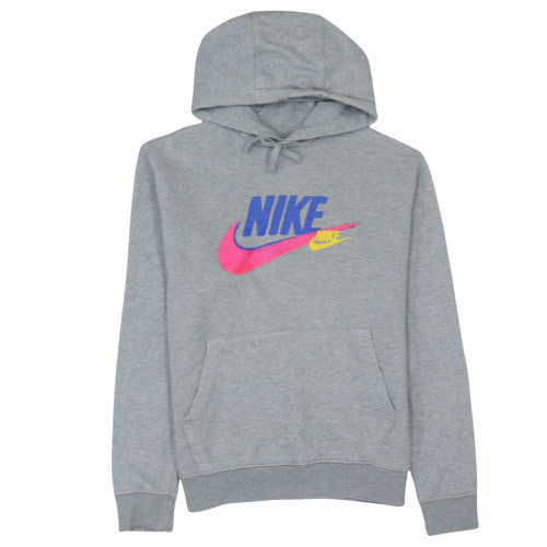 Mens UK Size M Nike Grey Pullover Hoodie
