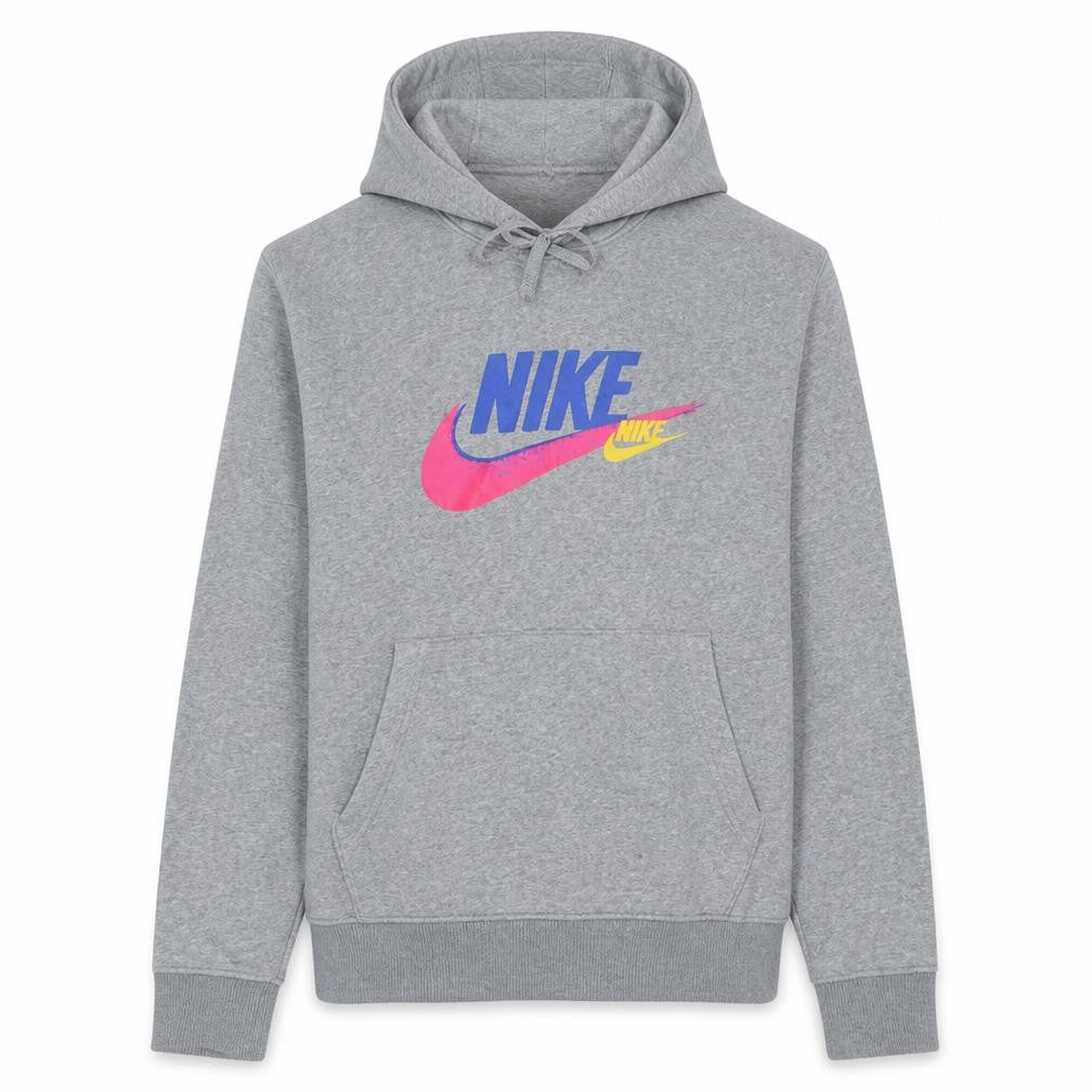 Mens UK Size M Nike Grey Pullover Hoodie