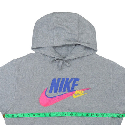 Mens UK Size M Nike Grey Pullover Hoodie