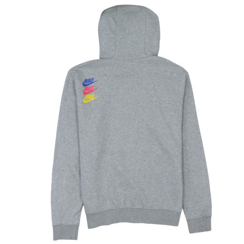 Mens UK Size M Nike Grey Pullover Hoodie