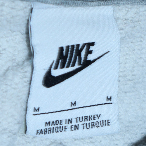 Mens UK Size M Nike Grey Pullover Hoodie