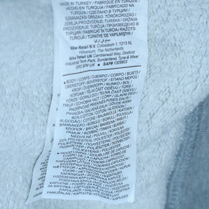 Mens UK Size M Nike Grey Pullover Hoodie