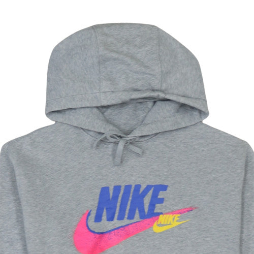 Mens UK Size M Nike Grey Pullover Hoodie