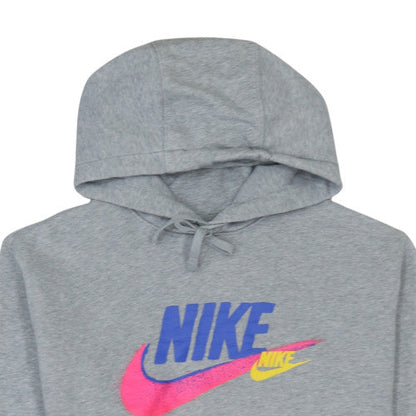 Mens UK Size M Nike Grey Pullover Hoodie