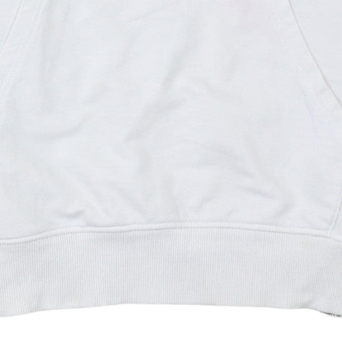 Mens UK Size S The North Face White Pullover Hoodie
