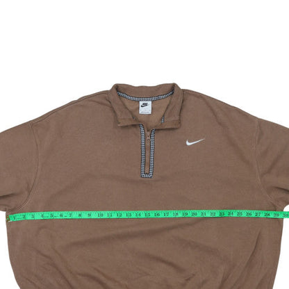 Womens UK Size XL Nike Brown Pullover Sweatshirt