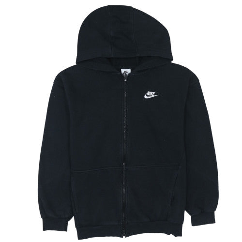 Boys UK Size 8-9 Years Nike Black Full Zip Hoodie