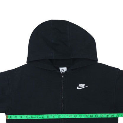 Boys UK Size 8-9 Years Nike Black Full Zip Hoodie