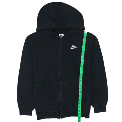 Boys UK Size 8-9 Years Nike Black Full Zip Hoodie