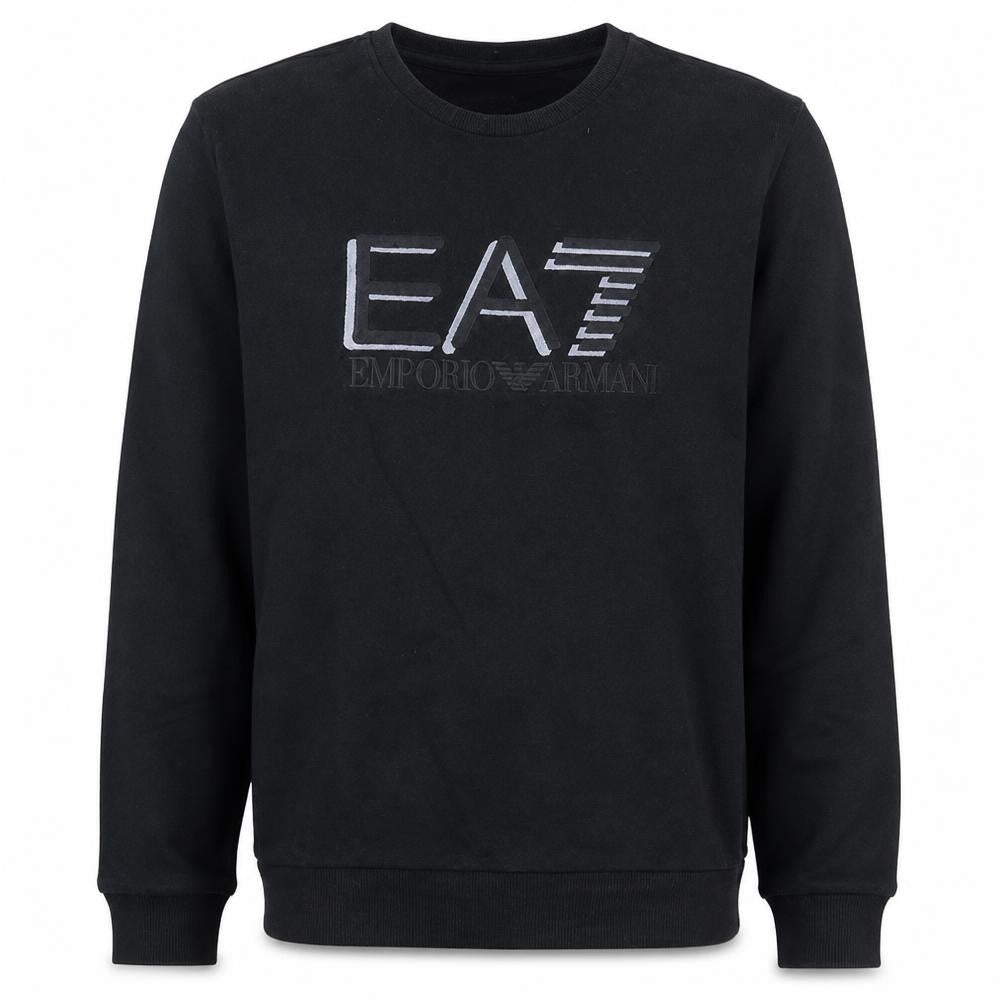 Mens UK Size M Emporio Armani Black Pullover Sweatshirt