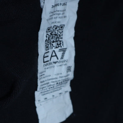 Mens UK Size M Emporio Armani Black Pullover Sweatshirt