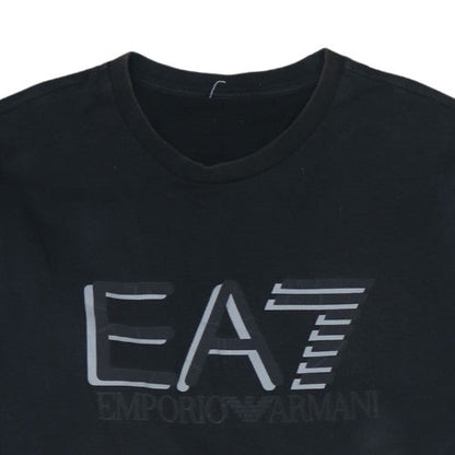 Mens UK Size M Emporio Armani Black Pullover Sweatshirt