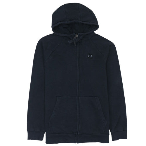 Mens UK Size L Under armour Black Full Zip Hoodie