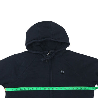 Mens UK Size L Under armour Black Full Zip Hoodie