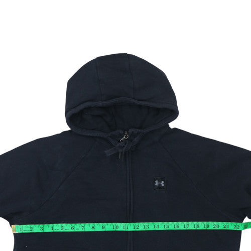 Mens UK Size L Under armour Black Full Zip Hoodie