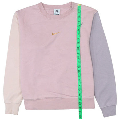 Womens UK Size S Nike Pink Pullover Sweatshirt