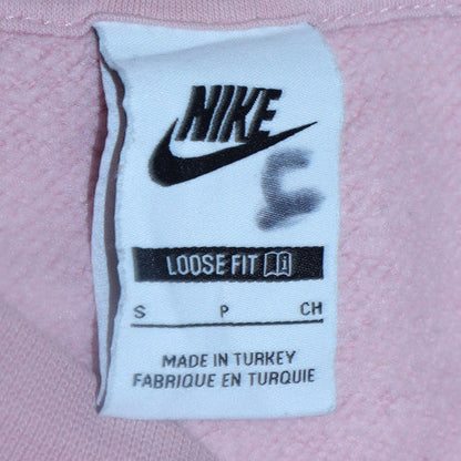 Womens UK Size S Nike Pink Pullover Sweatshirt