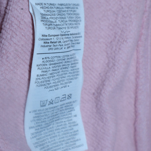 Womens UK Size S Nike Pink Pullover Sweatshirt