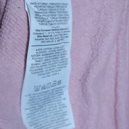 Womens UK Size S Nike Pink Pullover Sweatshirt