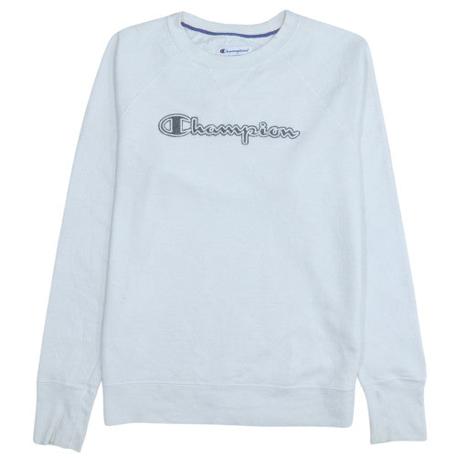 Mens UK Size M Champion White Pullover Sweatshirt