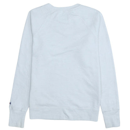 Mens UK Size M Champion White Pullover Sweatshirt