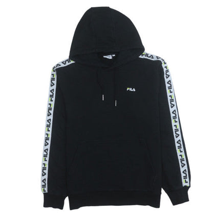 Mens UK Size S FILA Black Pullover Hoodie