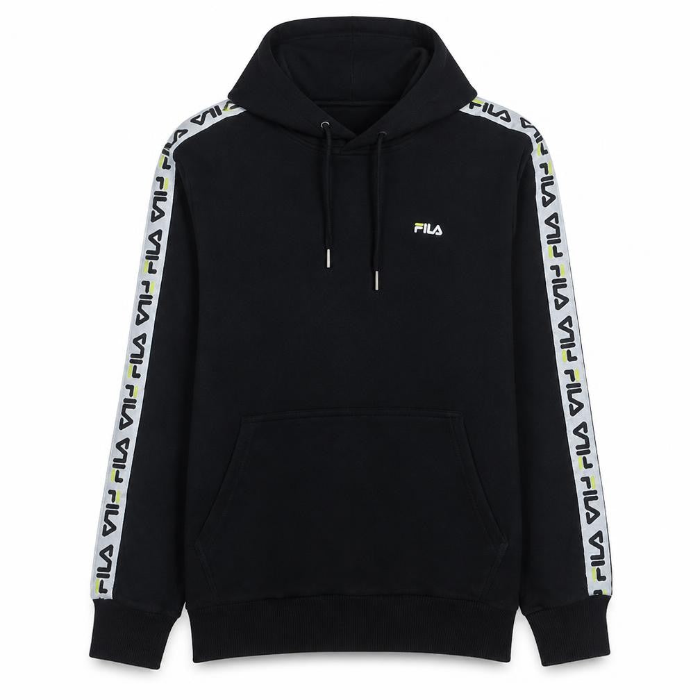 Mens UK Size S FILA Black Pullover Hoodie