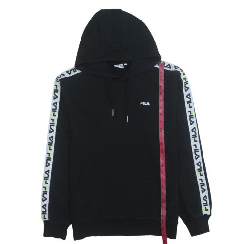 Mens UK Size S FILA Black Pullover Hoodie