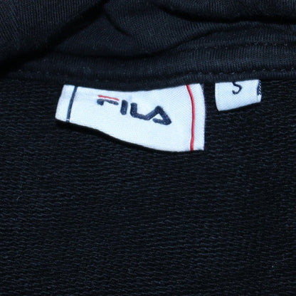 Mens UK Size S FILA Black Pullover Hoodie