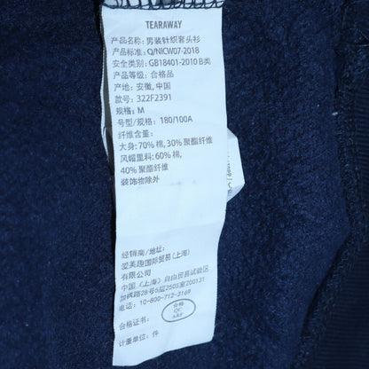 Mens UK Size M Hollister Blue Pullover Hoodie