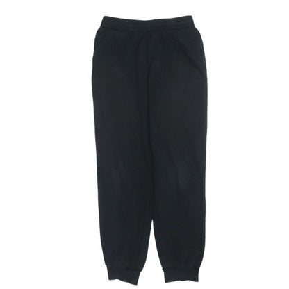 Adidas Boys Black Fleece Jogger Trousers 14 Years Sports Activewear