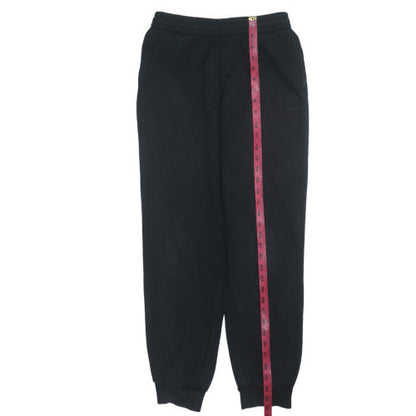 Adidas Boys Black Fleece Jogger Trousers 14 Years Sports Activewear