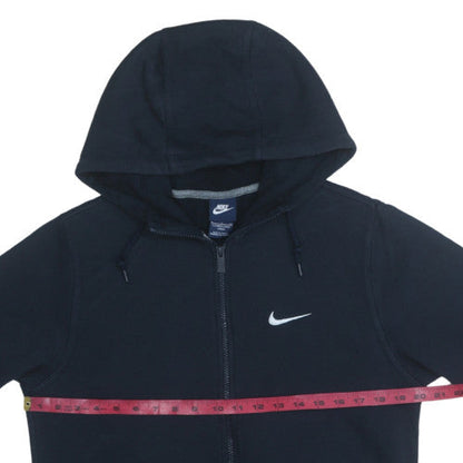 Mens UK Size L Nike Black Full Zip Hoodie