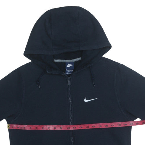 Mens UK Size L Nike Black Full Zip Hoodie