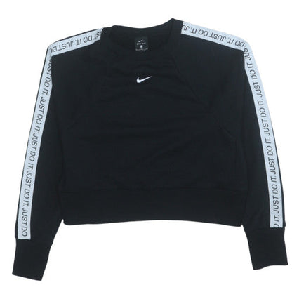 Womens UK Size S Nike Black Pullover Sweatshirt