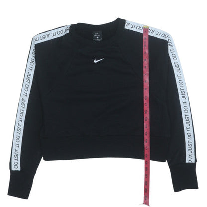 Womens UK Size S Nike Black Pullover Sweatshirt