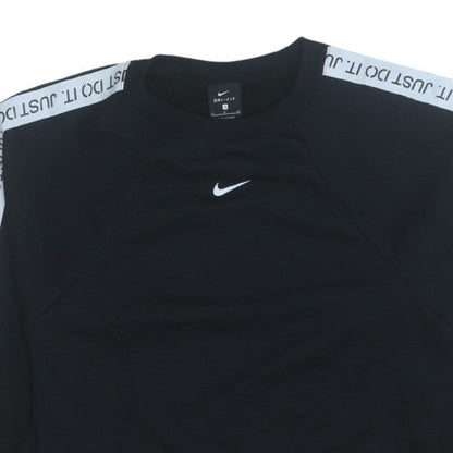 Womens UK Size S Nike Black Pullover Sweatshirt