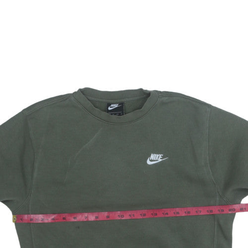 Mens UK Size XS Nike Green Pullover Sweatshirt