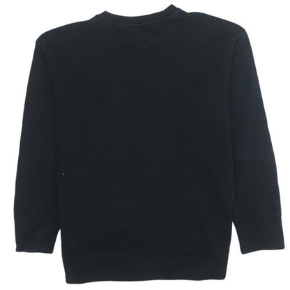 Nike Girls Black XL Fleece Pullover Sweatshirt with Logo Graphic